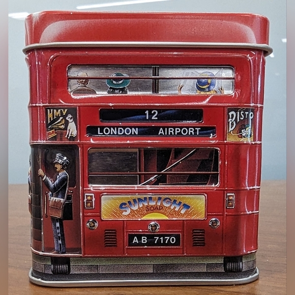 Churchill's Confectionery Of London Double-Decker Bus Bank Tin - Picture 4 of 8